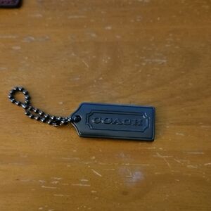 Coach Gunmetal Hangtag